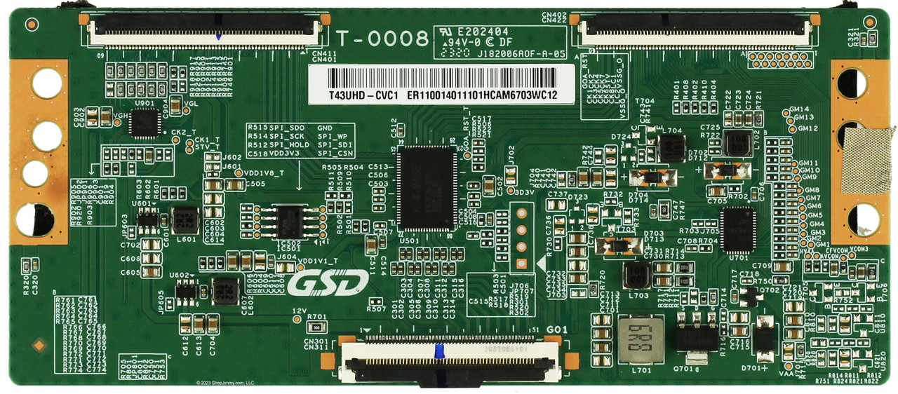 Onn T43UHD-CVC1 T-Con Board