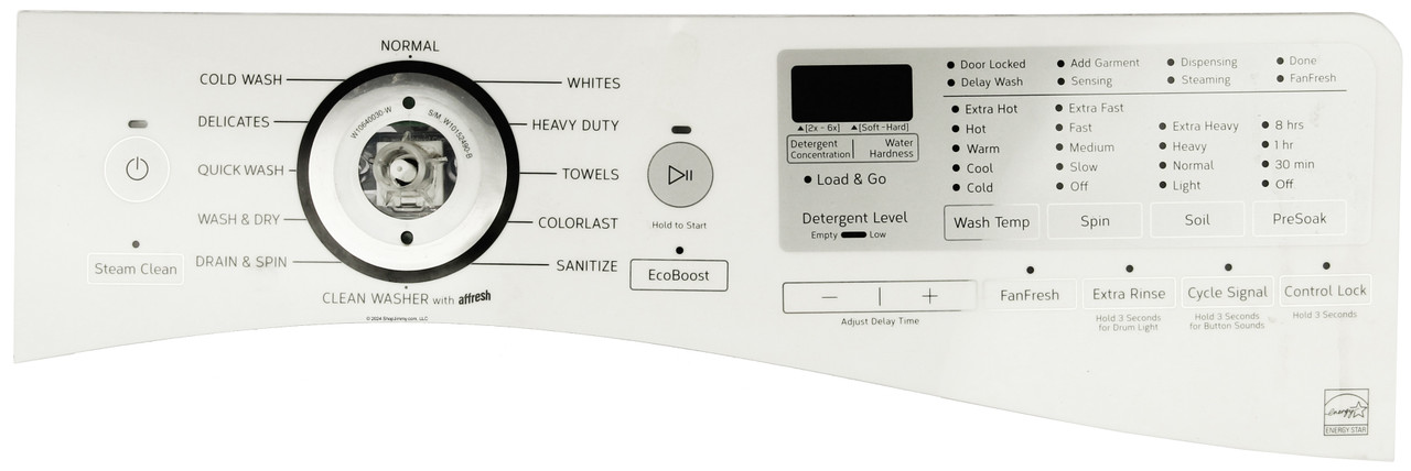 Whirlpool Washer W10640079 Main Control Board 