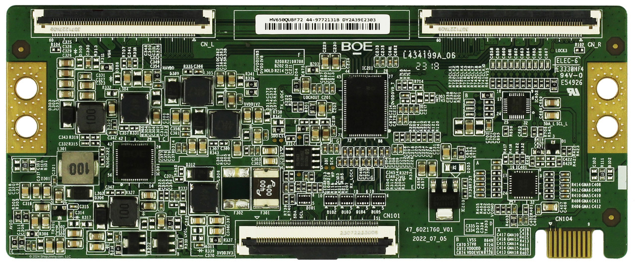 Philips HV650QUBF72 44-9772131 T-Con Board