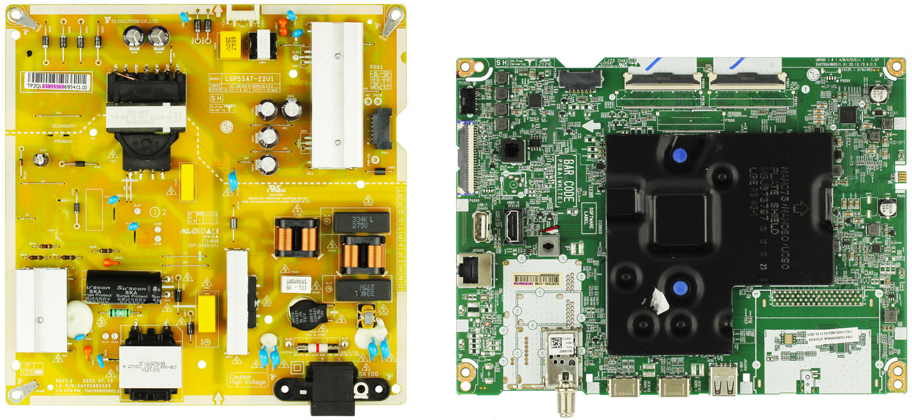LG 55UR8000AUA.BUSGLKR Complete LED TV Repair Parts Kit