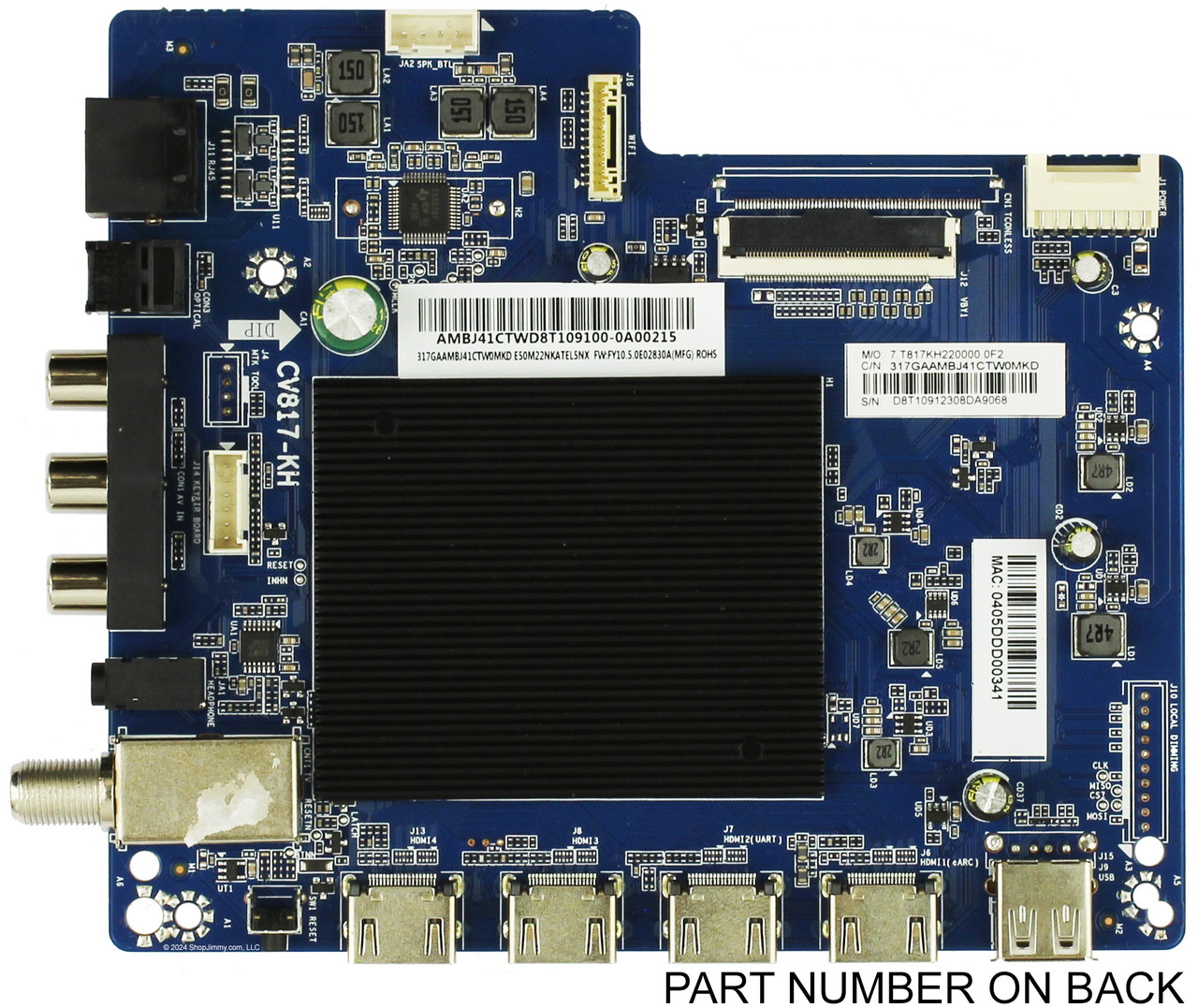 ONN T23110-TX 317GAAMBJ41CTW Main Board for 100012585