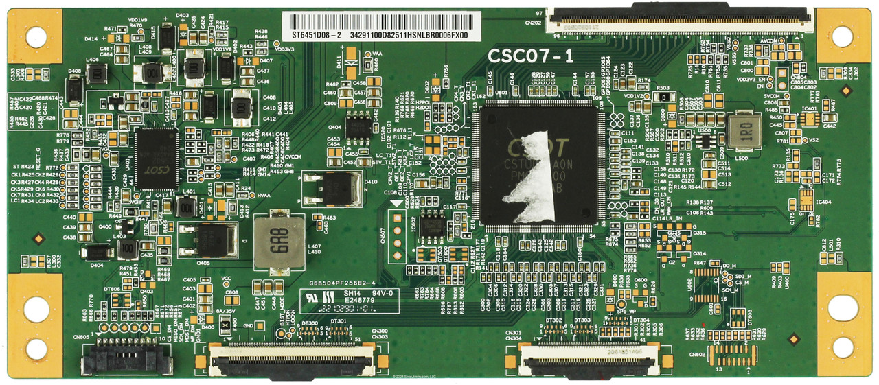 TCL ST6451D08-2 34.29110.0D8 T-Con Board