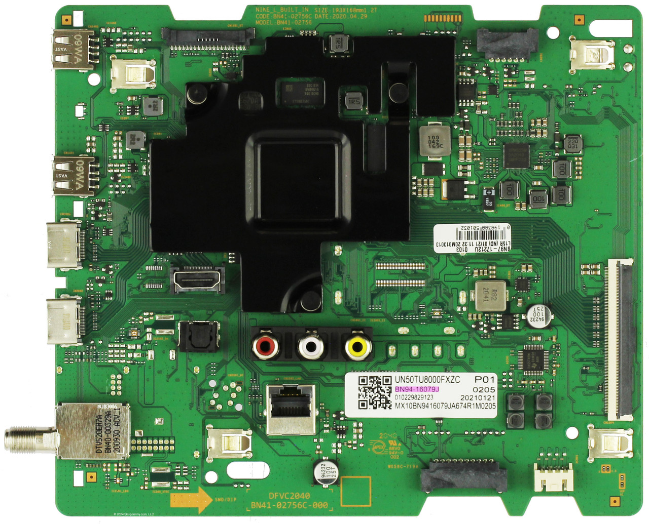 Samsung BN94-16079J Main Board for UN50TU8000FXZC (Version XG08)