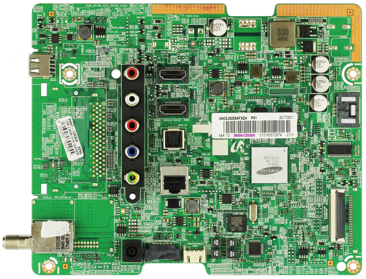 Samsung BN94-12506A Main Board for UN32J5205AFXZA (Version SA08)