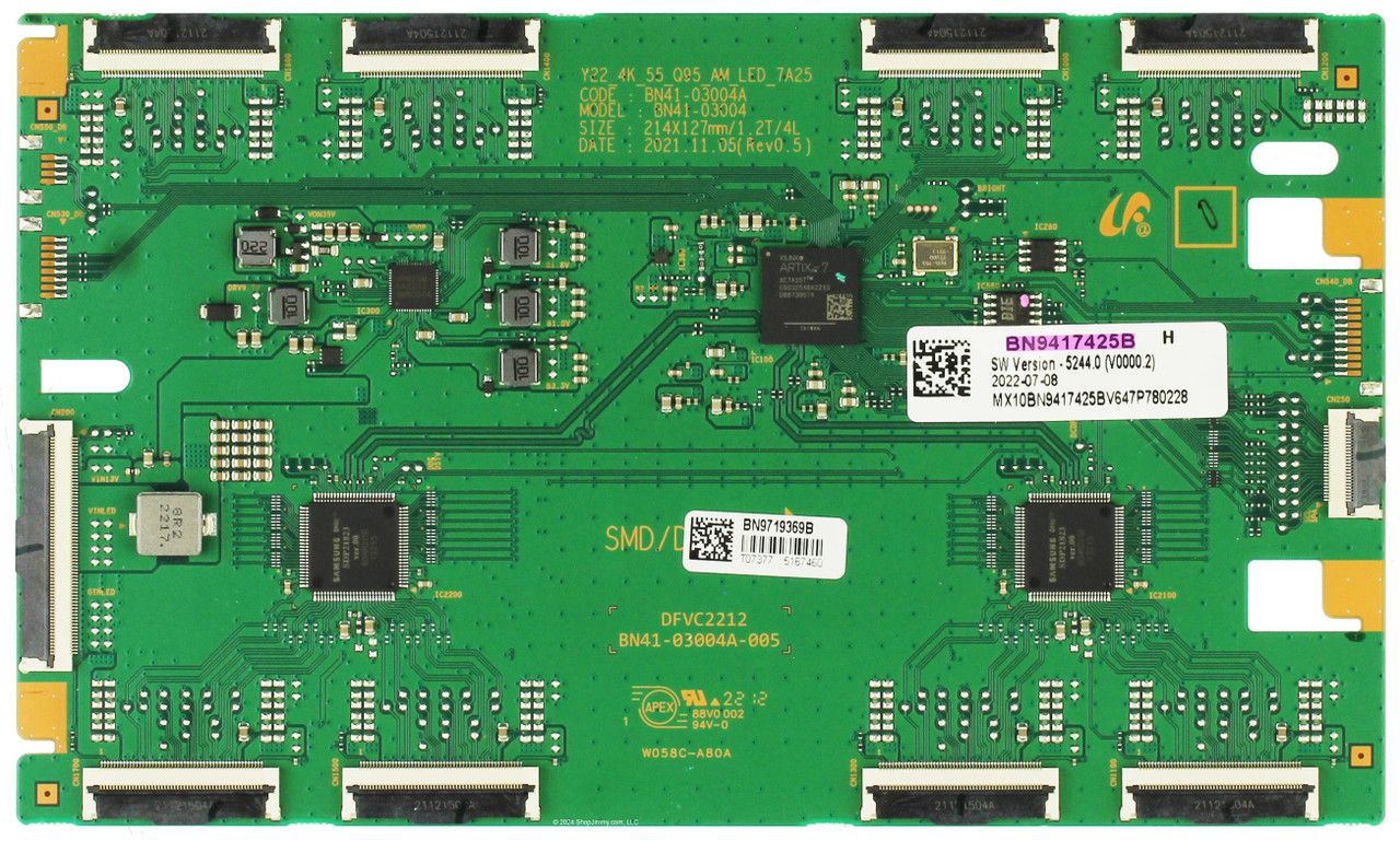 Samsung BN94-17425B MAIN SUBCON Board for QN55QN95BAFXZA