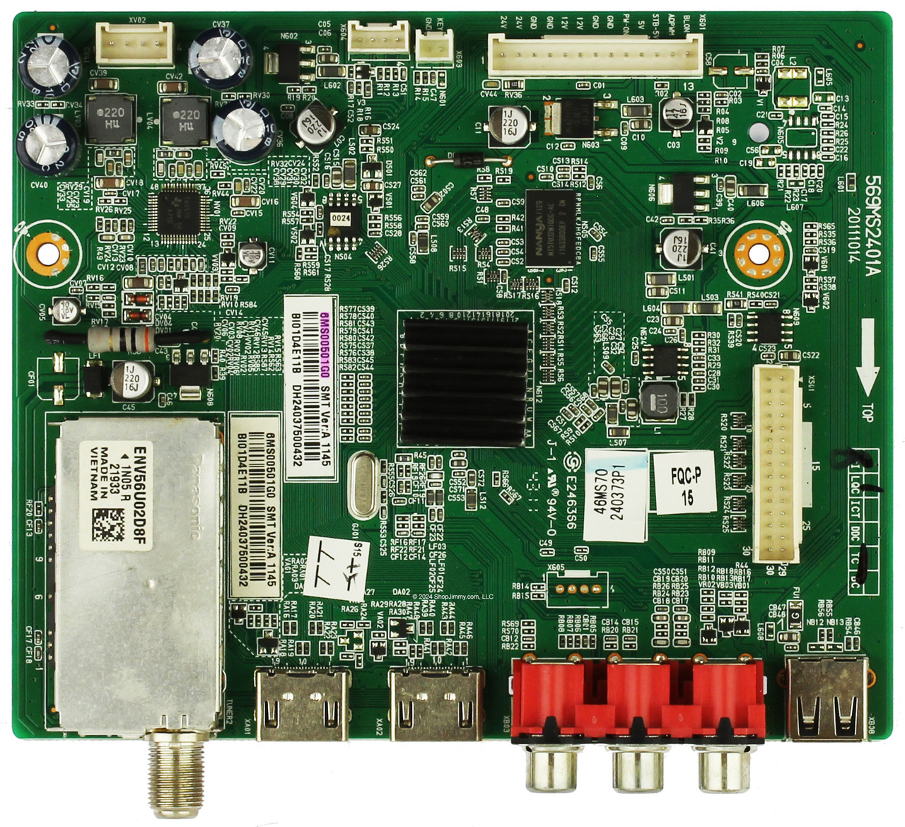 Dynex 6MS00501G0 (6MS00501G1) Main Board for DX-46L262A12