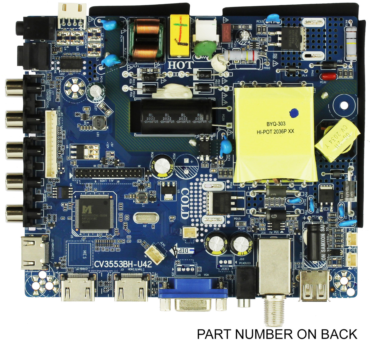 Seiki TZ2009-028 Main Board/Power Supply Board