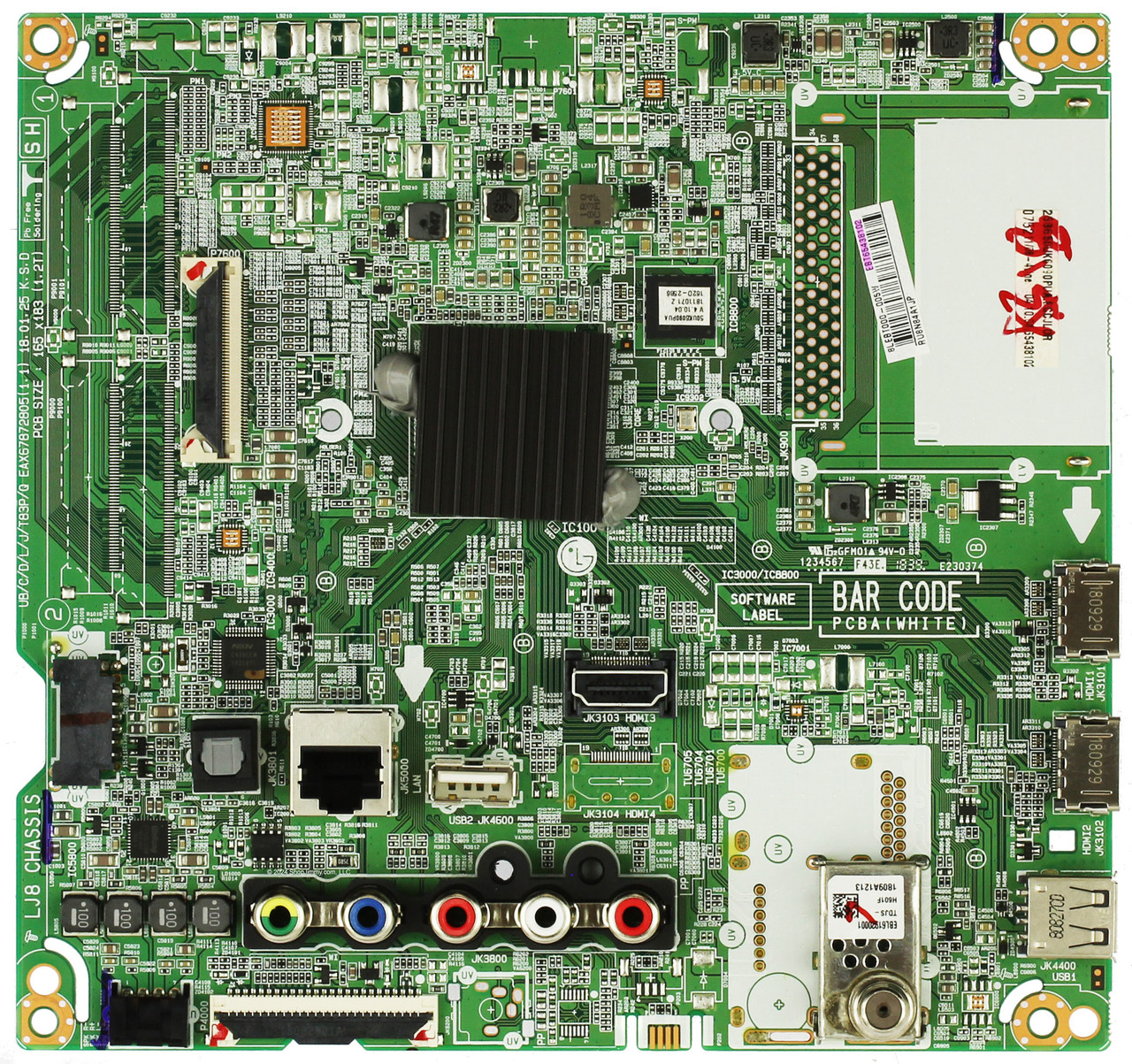 LG EBT65438102 Main Board for 50UK6090PUA