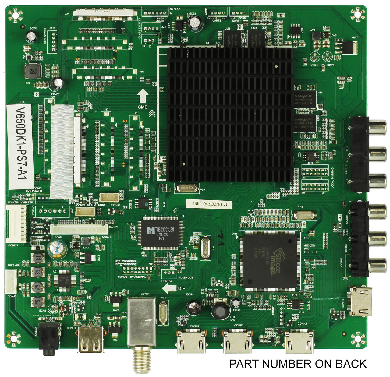 RCA 65120RE01M3393LPA01-A1 Main Board for PRK65A65RQ