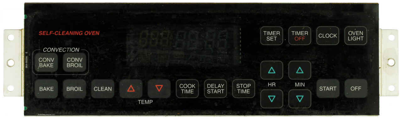 Whirlpool Range 9782087CB Control Board W/ Black Overlay 