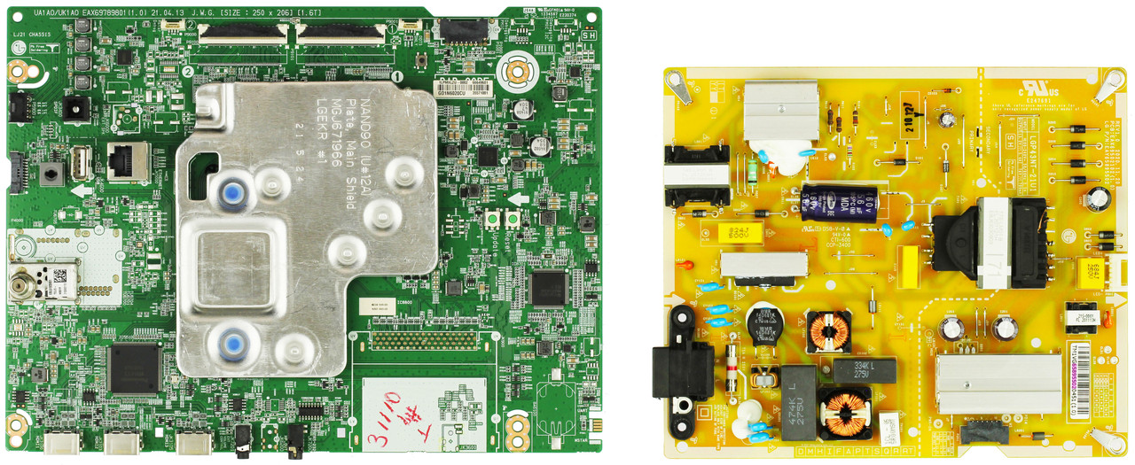 LG 43UR340C9UD.AUSFDJM Complete LED TV Repair Parts Kit