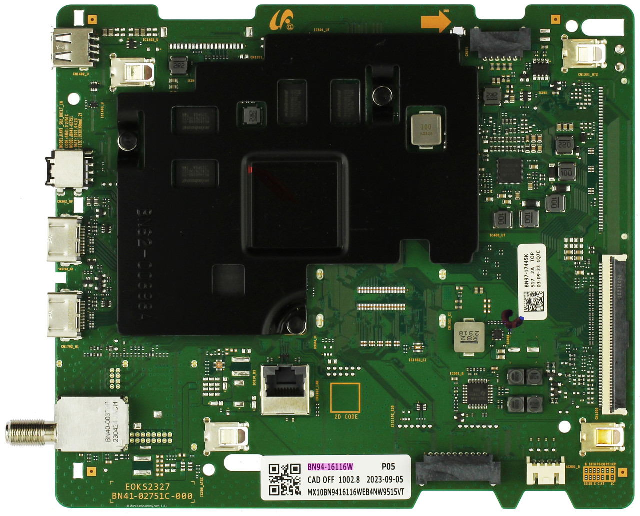 Samsung BN94-16116W Main Board UN65TU690TFXZA (Version C348)