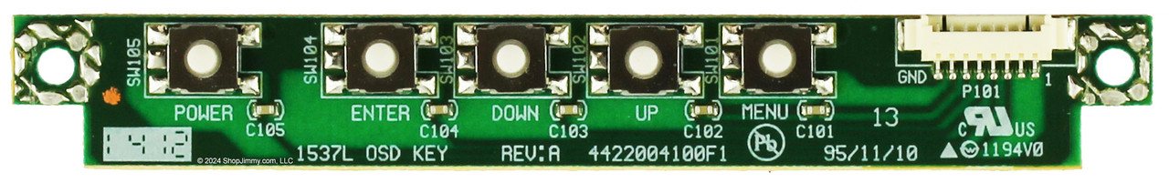 Tyco Key Controller Board 1536306 for Medical Equipment Monitor