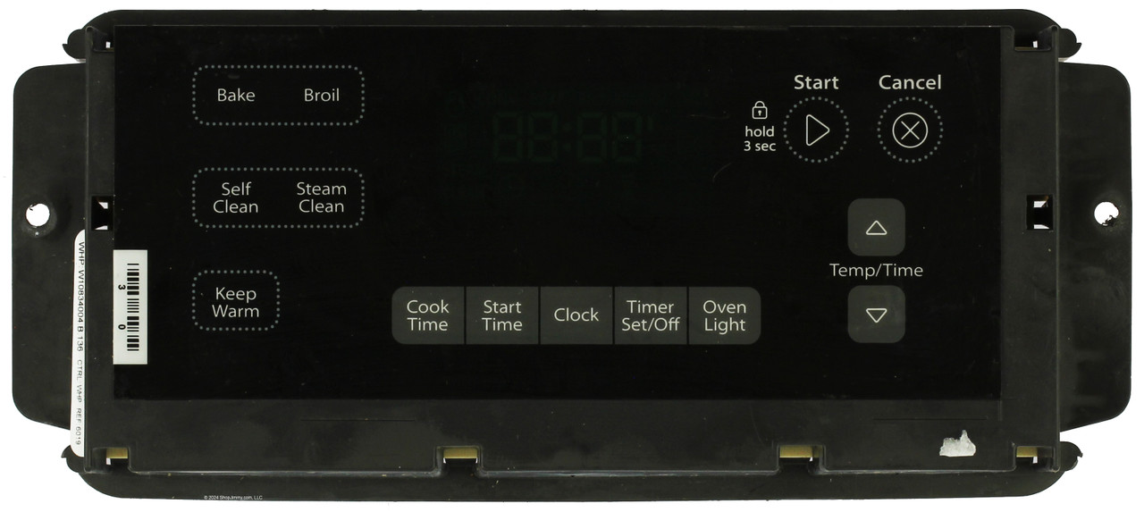 Whirlpool Range W10834004 Control Board - Black
