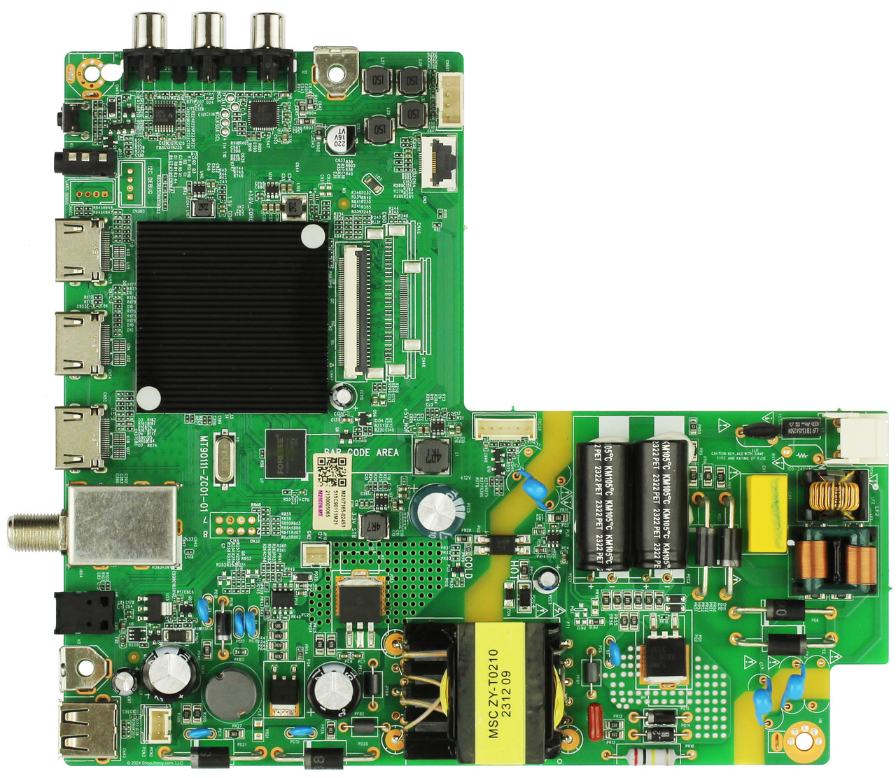 Onn 515C90111M21 M23079-MT Main Board/Power Supply for 100133209