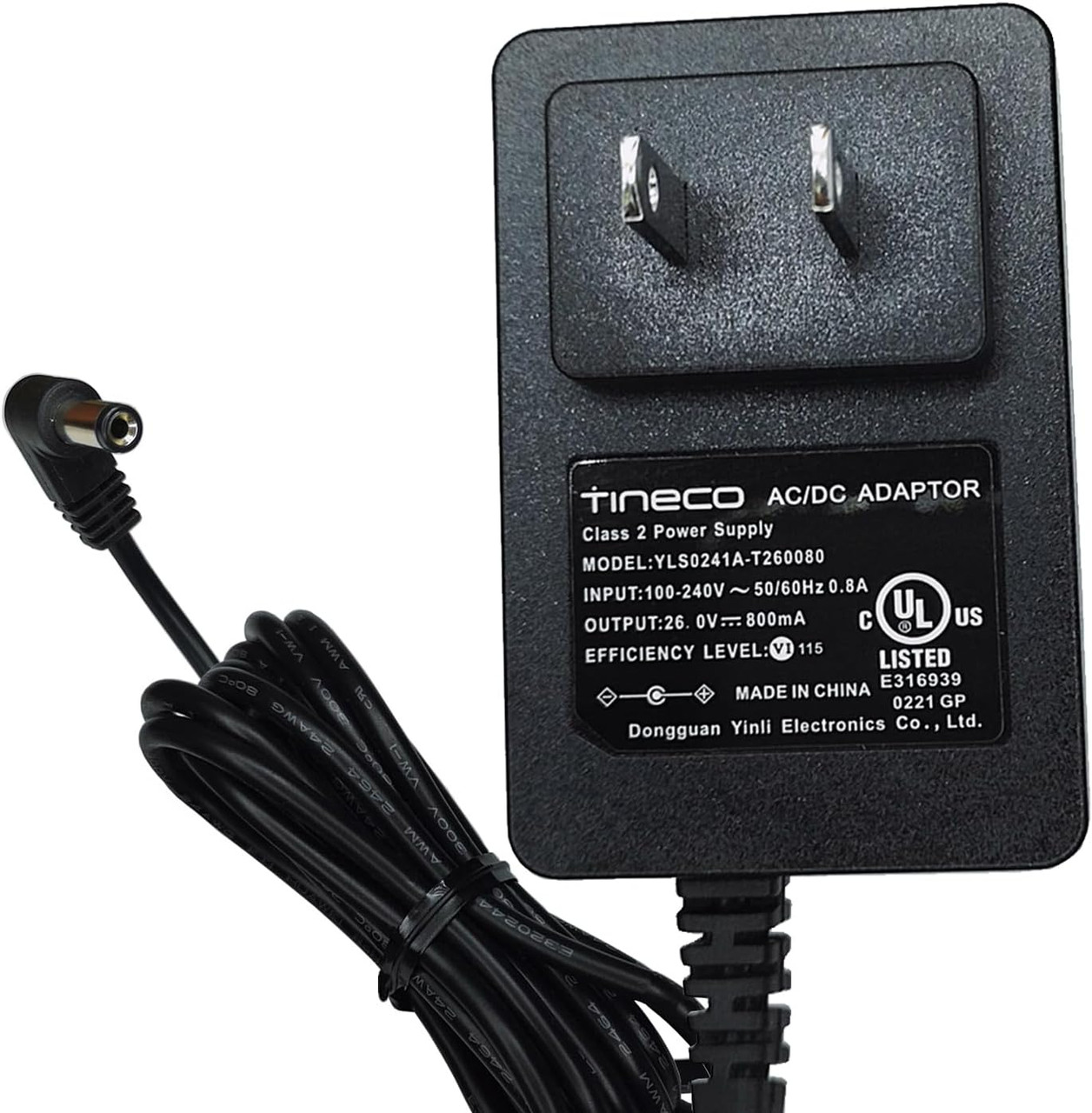 Tineco YLS0241A-T260080 Adapter Charging Cable A10 A11 iFloor S3 S5