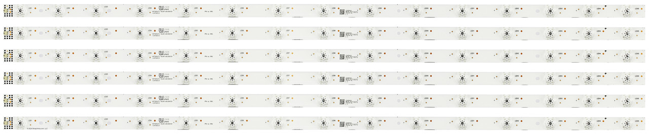 Hisense LB75032.0 HD750H1U72-T0LGK1 LED Backlight Strips (6) 75A76K