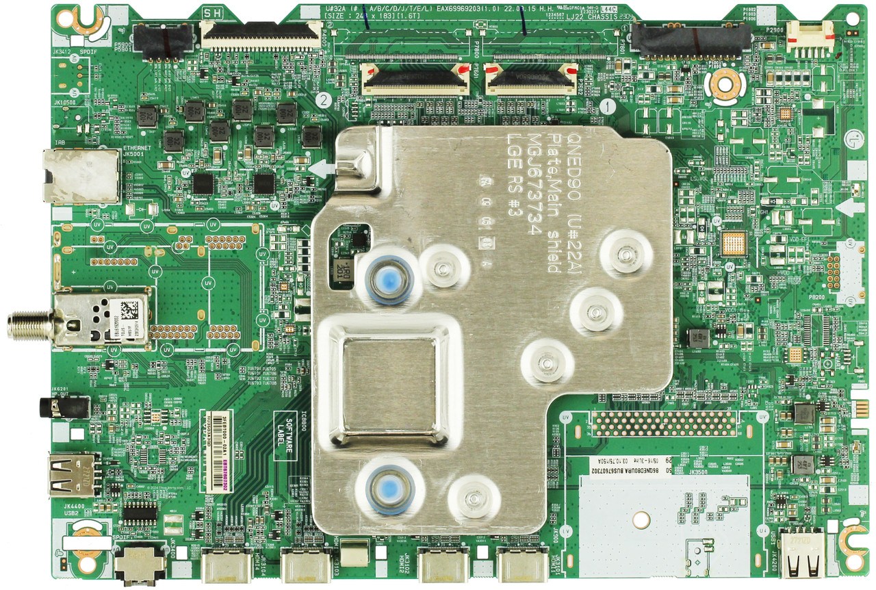 LG EBT67607302 Main Board for 86QNED80URA