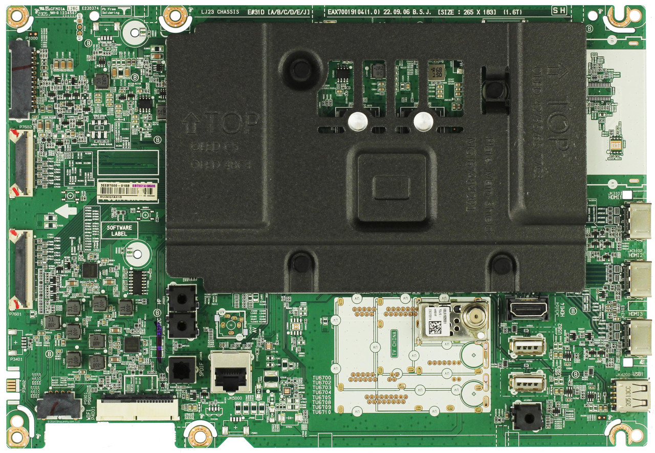 LG EBT67509505 Main Board for OLED48C3AUB.DUSQLJR