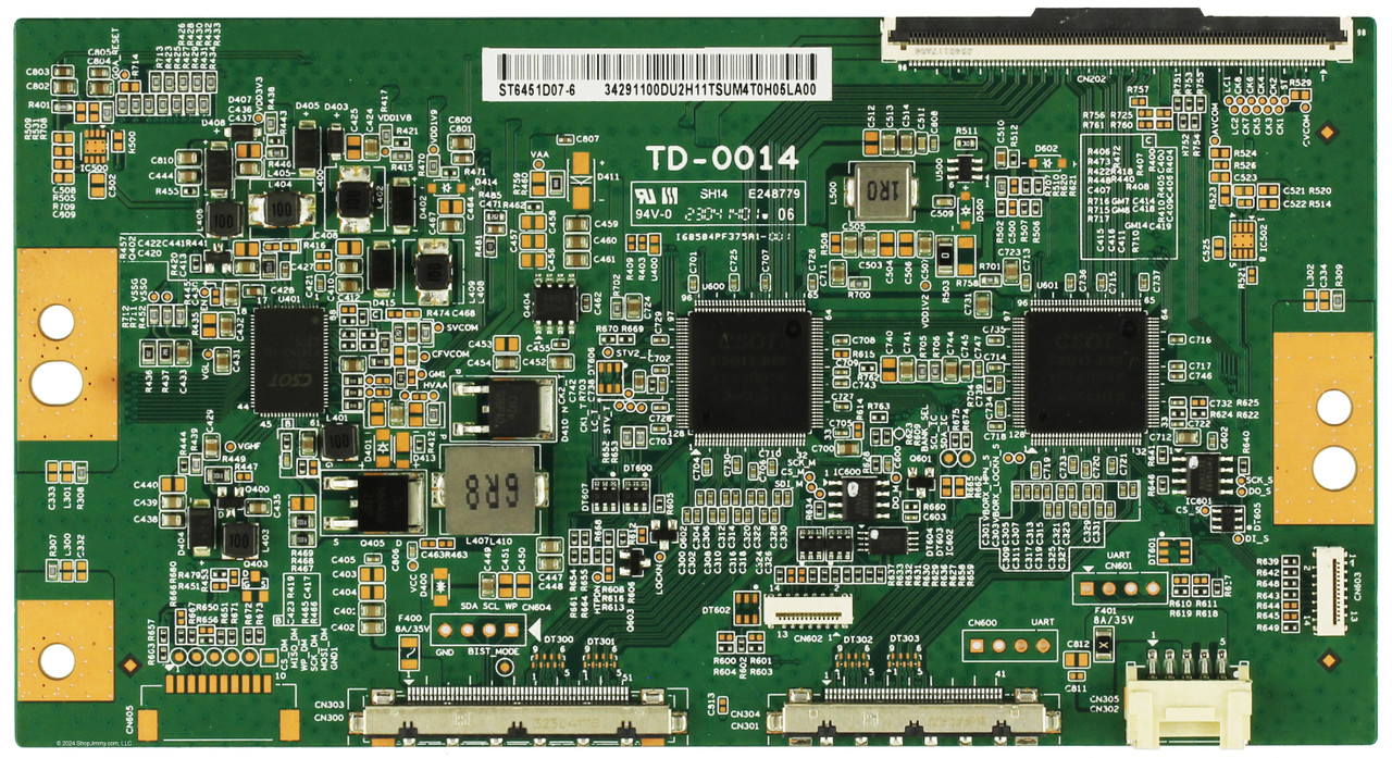 Sony 34.29110.0DU 1-017-156-11 T-Con Board