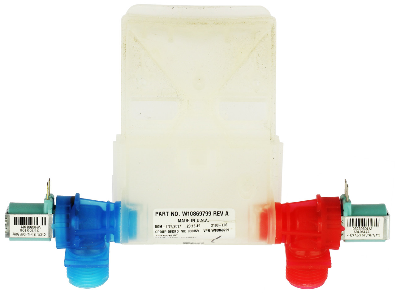 Whirlpool Washer W10869799 Water Valve