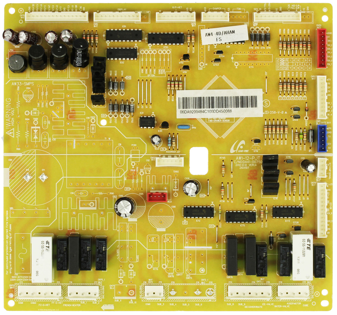 Samsung Refrigerator DA92-00484C Eeprom Main Board