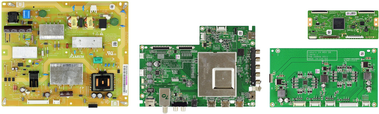 Vizio M552I-B2 (LWZJPZBQ / LWJJPZBQ Serial) Complete TV Repair Parts Kit