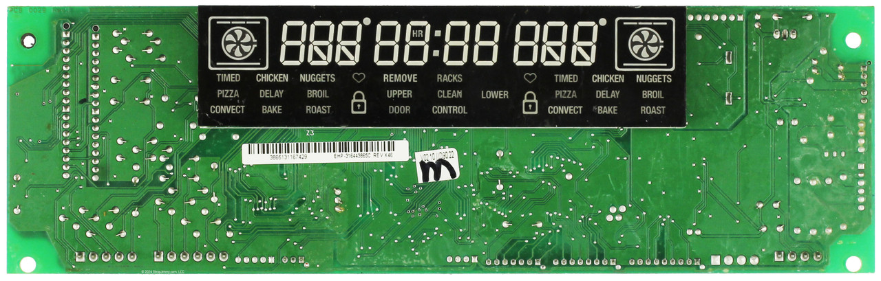 Electrolux Range 316443865 Control Board ES610W10