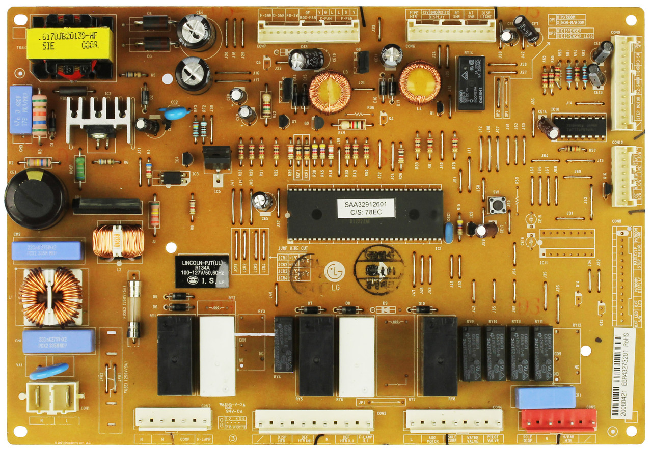 LG Refrigerator EBR43273201 Control Board