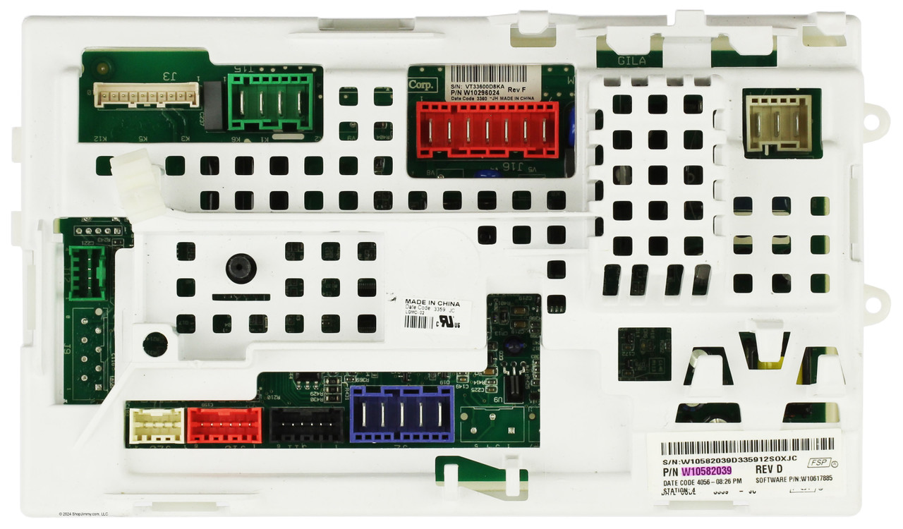 Maytag Washer WPW10582039 W10582039 Main Control Board MVWC300BW0