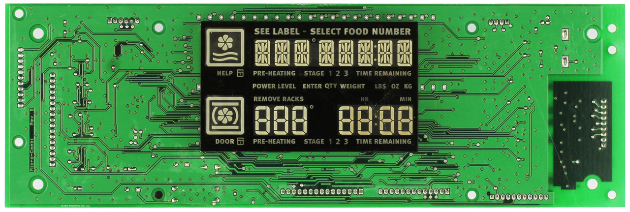 Electrolux Range 316570410 Main Display UIB Board
