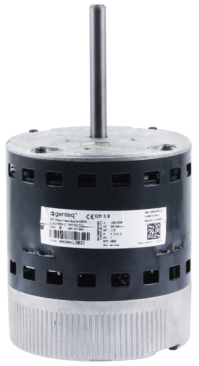 Lennox Genteq 101564-01 Blower Motor 5SME39HXL3031
