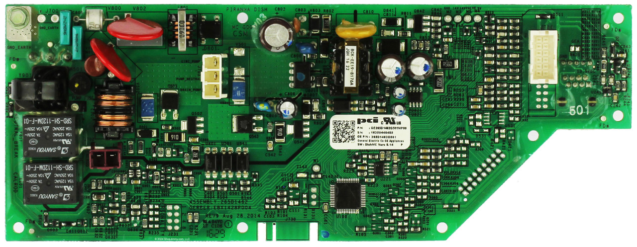 GE Dishwasher WD21X23456 265D1462G501 Power Control Board