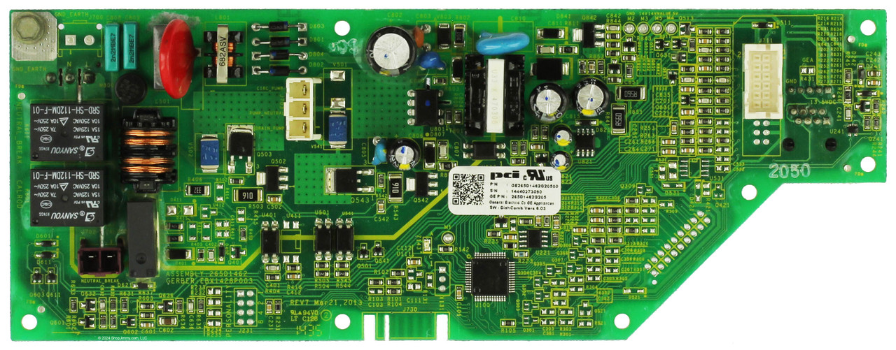 GE Dishwasher WD21X10531 265D1462G205 Power Control Board
