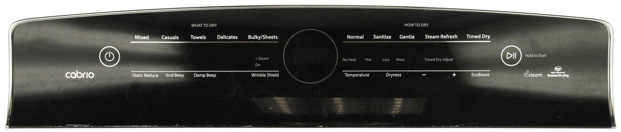 Whirlpool Dryer W11098463 Top Console