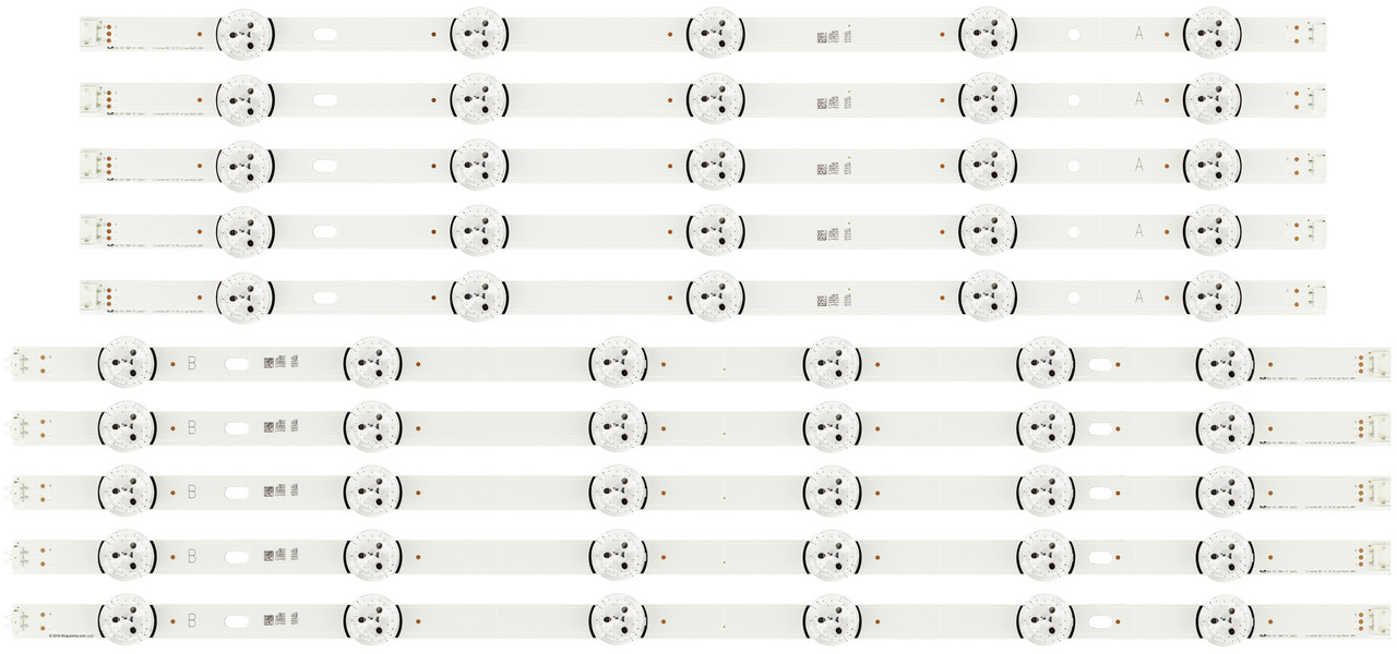 LG 6916L-1833A/6916L-1834A LED Backlight Strips (10) NEW (SEE NOTE!)