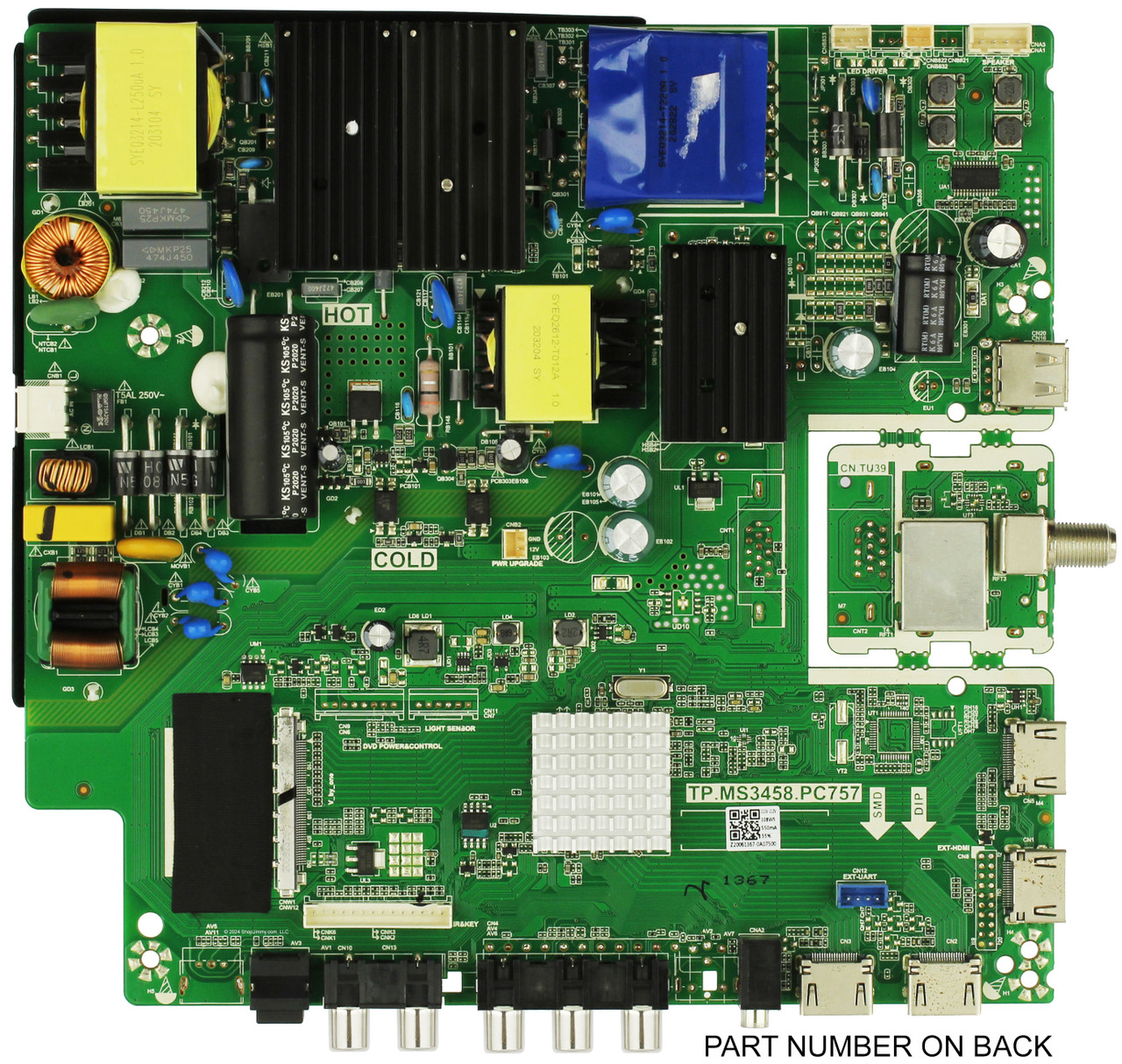 Sceptre Main Board / Power Supply DCCK202005-035 for U515CV-UMR