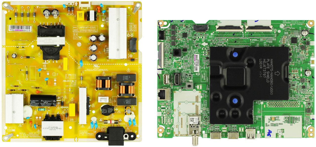 LG 55UR8000AUA.BUSGLJM Complete LED TV Repair Parts Kit