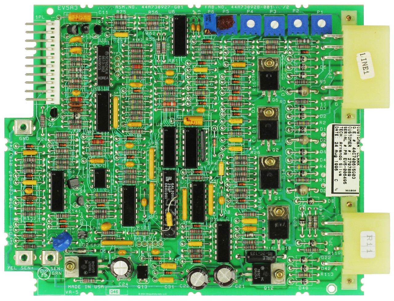 GE 44C740615G03 EV5A3 Control Board For Clark 2797869