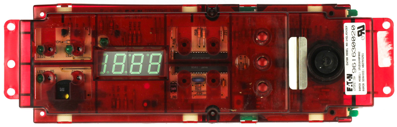 GE Oven WB27K5251 Clock Control Board - No Overlay