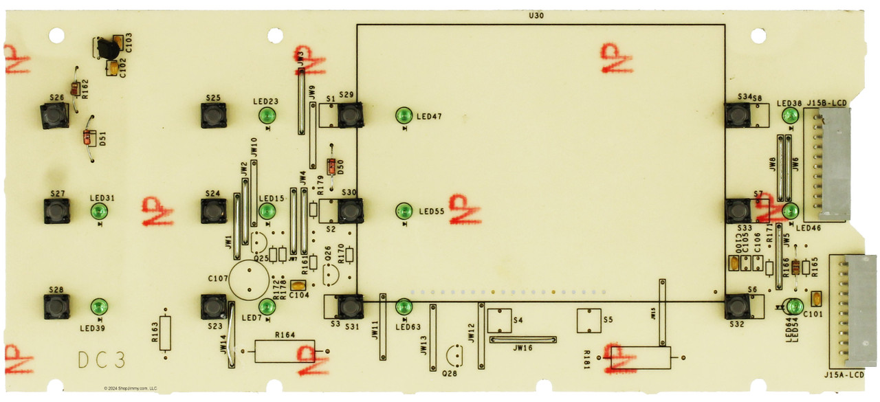 GE Delphi Range 314-06 Control Board