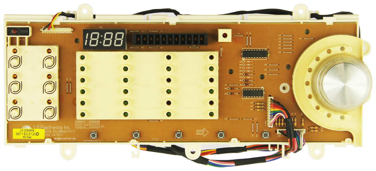 LG Washer 6871EC2123D/6871ER1057B Display Board Control Board Union