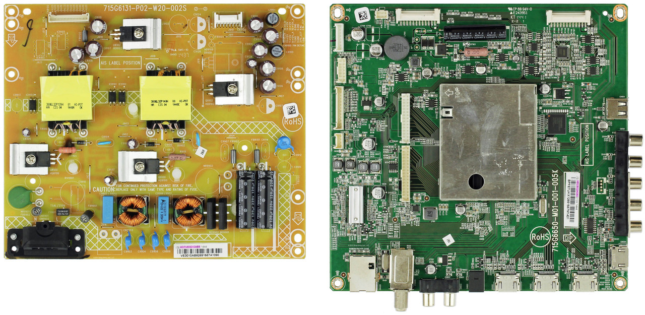 Vizio M422I-B1 (LTTWPWDQ) Complete TV Repair Parts Kit -Version 2