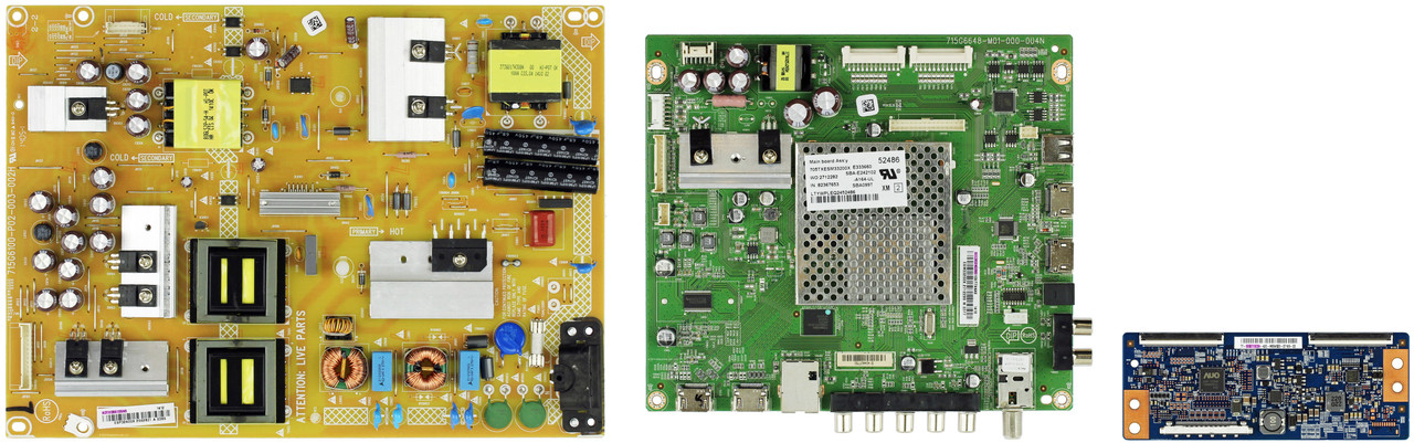 Vizio E500i-B1 (Serial LTYWPLEQ) Complete TV Repair Parts Kit