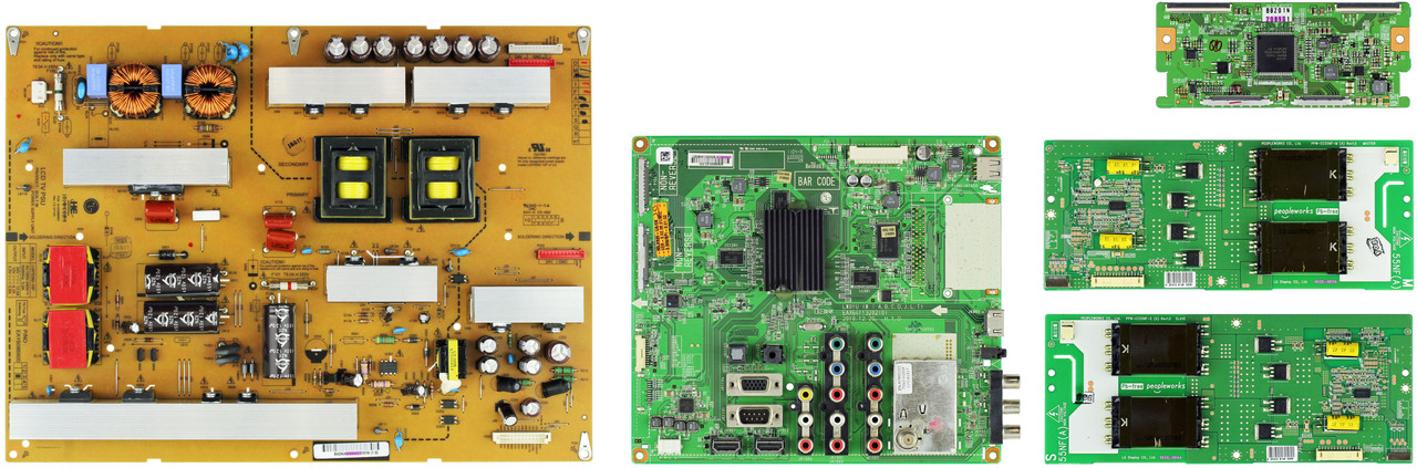 LG 55LK520-UA (AUSYLJR) Complete TV Repair Parts Kit -Version 1