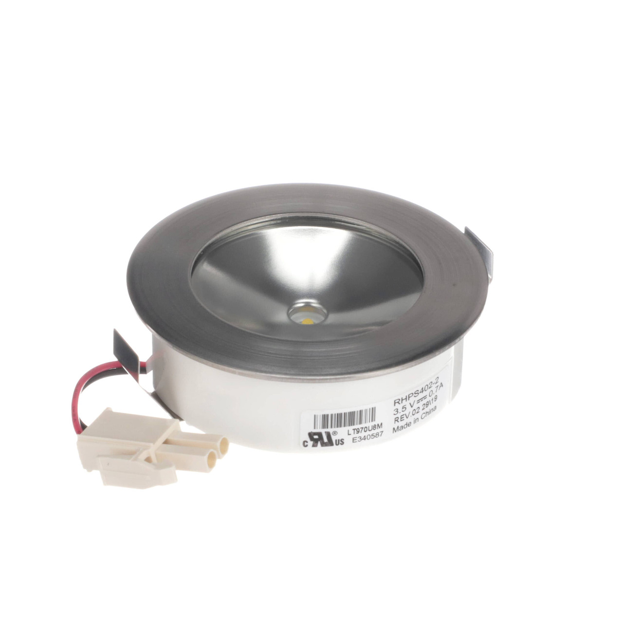 Whirlpool W11109591 Range Vent Hood Light Assembly