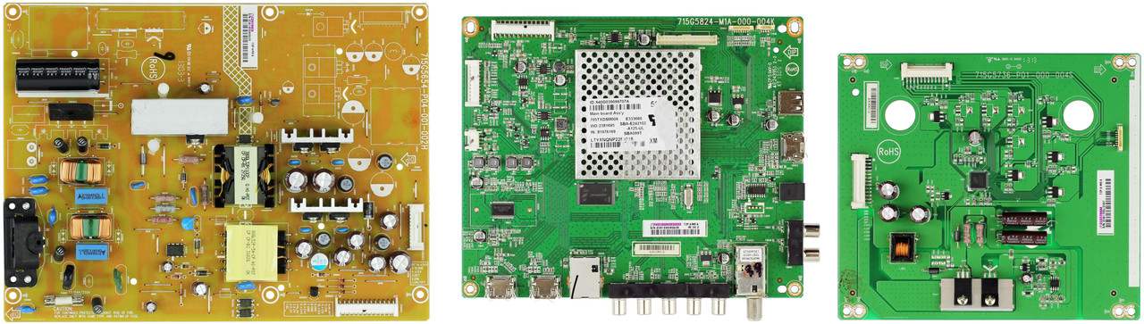 Vizio E390I-A1 (LTYXNQNP / LTMXNQNP Serial) Complete TV Repair Parts Kit - K3