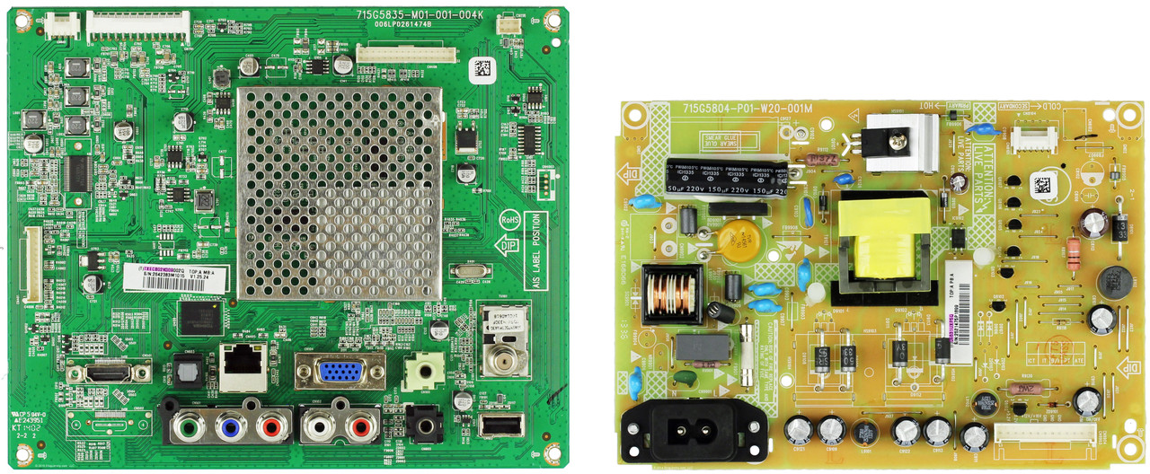 Vizio E241I-A1 (LTTUNUKQ) Complete TV Repair Parts Kit -Version 1