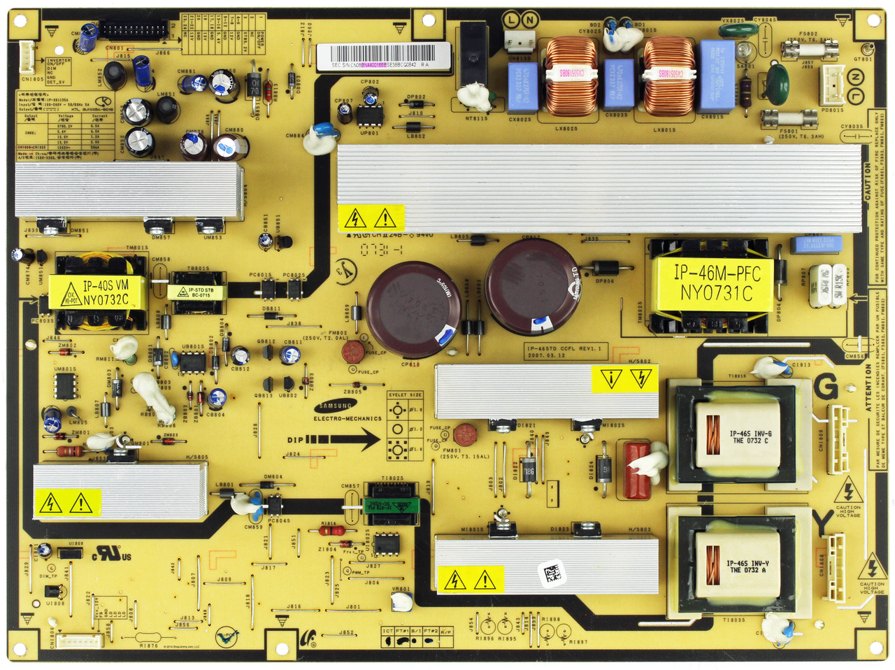 Samsung BN44-00166B (IP-301135A IP-46STD) Power Supply / Backlight Inverter