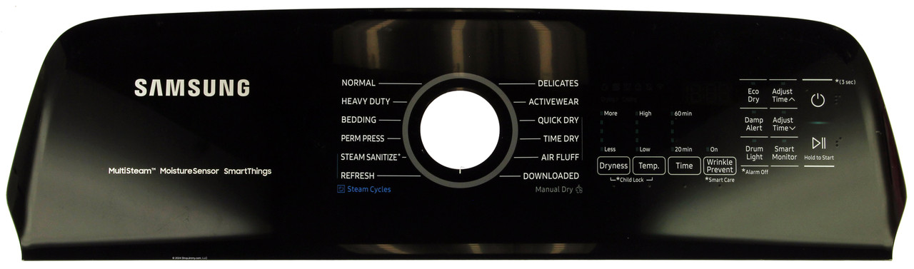 Samsung Dryer DC90-29707F Control Panel